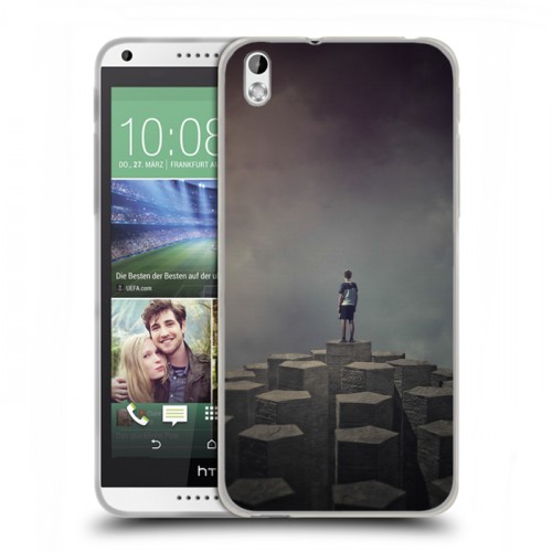 Дизайнерский пластиковый чехол для HTC Desire 816 Imagine Dragons