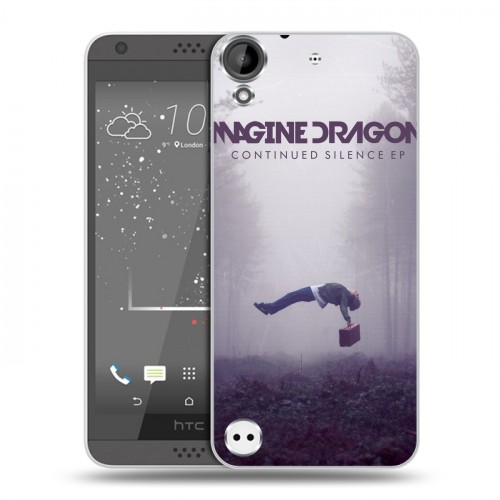 Дизайнерский пластиковый чехол для HTC Desire 530 Imagine Dragons