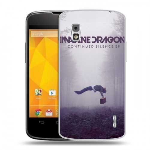 Дизайнерский пластиковый чехол для LG Google Nexus 4 Imagine Dragons