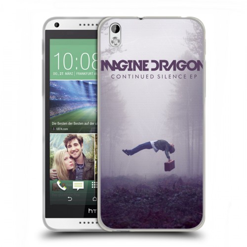 Дизайнерский пластиковый чехол для HTC Desire 816 Imagine Dragons