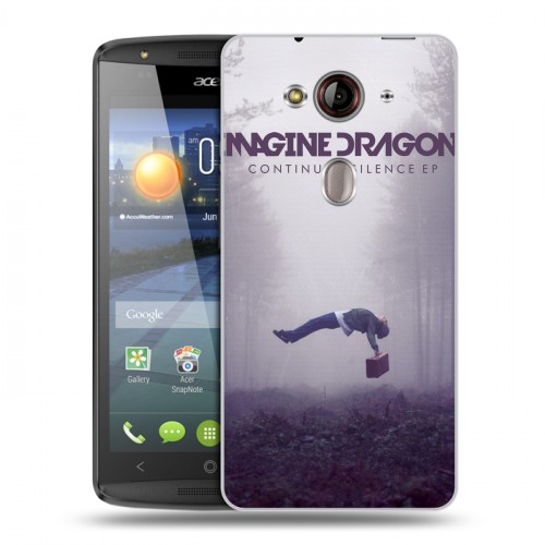 Дизайнерский пластиковый чехол для Acer Liquid E3 Imagine Dragons