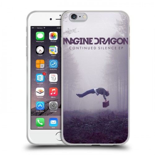 Дизайнерский силиконовый чехол для Iphone 6 Plus/6s Plus Imagine Dragons