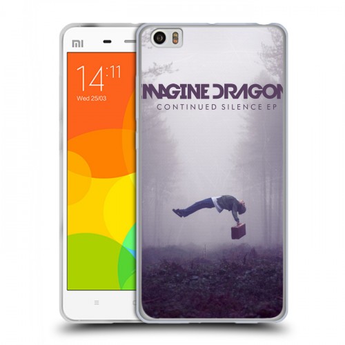 Дизайнерский силиконовый чехол для Xiaomi Mi Note Imagine Dragons