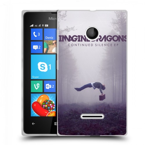 Дизайнерский пластиковый чехол для Microsoft Lumia 435 Imagine Dragons