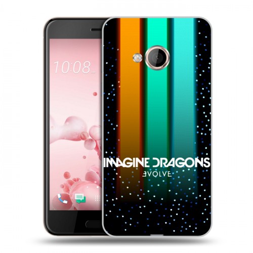 Дизайнерский силиконовый чехол для HTC U Play Imagine Dragons