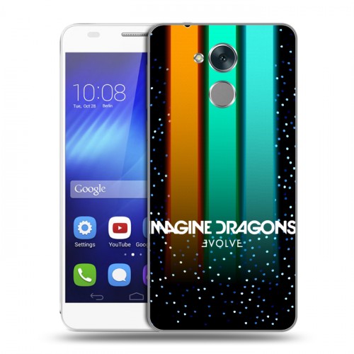 Дизайнерский пластиковый чехол для Huawei Honor 6C Imagine Dragons