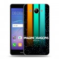 Дизайнерский пластиковый чехол для Huawei Y3 (2017) Imagine Dragons