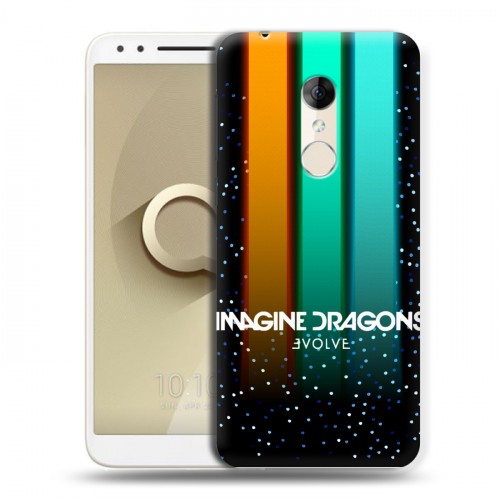 Дизайнерский пластиковый чехол для Alcatel 3 Imagine Dragons