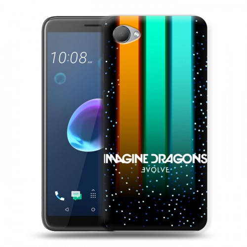 Дизайнерский пластиковый чехол для HTC Desire 12 Imagine Dragons