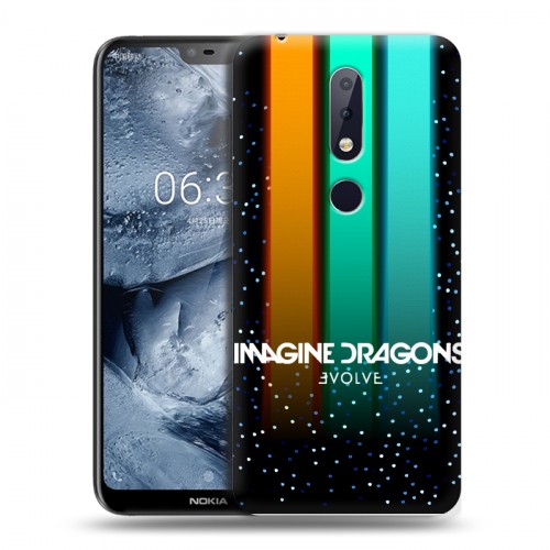 Дизайнерский пластиковый чехол для Nokia 6.1 Plus Imagine Dragons