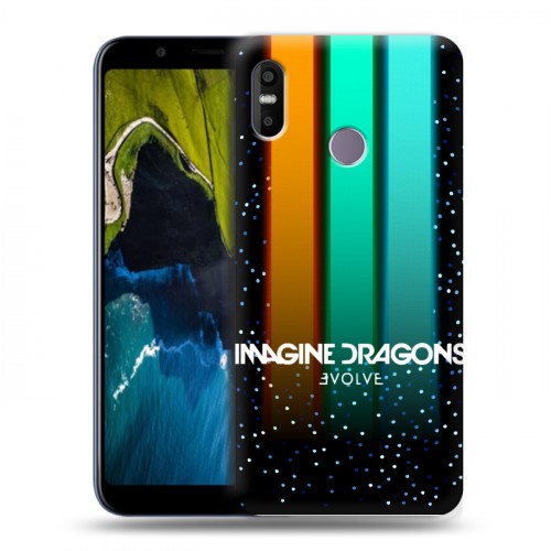 Дизайнерский пластиковый чехол для HTC U12 Life Imagine Dragons