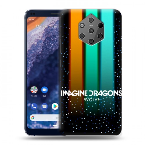 Дизайнерский силиконовый чехол для Nokia 9 PureView Imagine Dragons