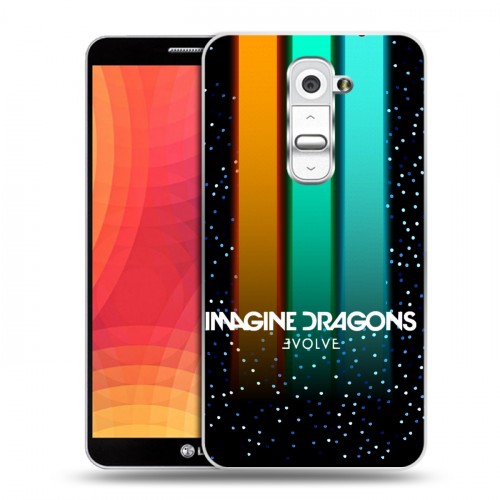 Дизайнерский пластиковый чехол для LG Optimus G2 Imagine Dragons