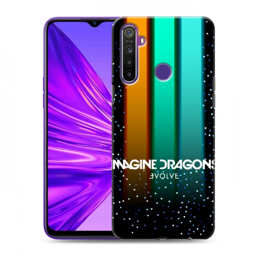 Дизайнерский силиконовый чехол для Realme 5 Imagine Dragons