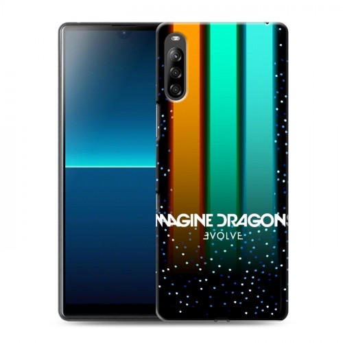 Дизайнерский силиконовый с усиленными углами чехол для Sony Xperia L4 Imagine Dragons