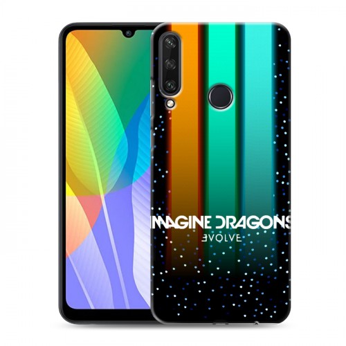 Дизайнерский пластиковый чехол для Huawei Y6p Imagine Dragons