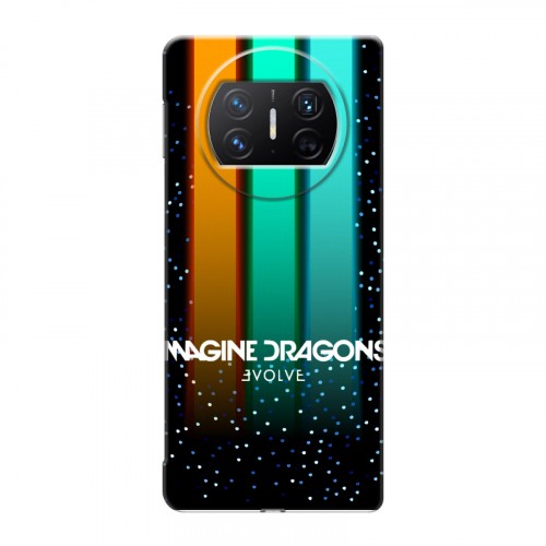 Дизайнерский пластиковый чехол для Huawei Mate X3 Imagine Dragons