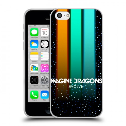 Дизайнерский пластиковый чехол для Iphone 5c Imagine Dragons