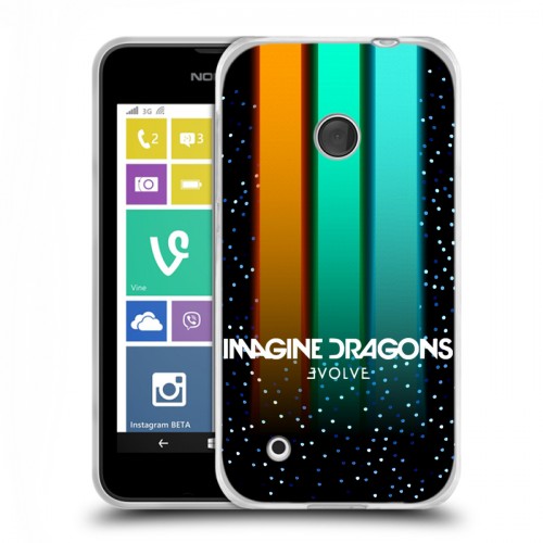 Дизайнерский пластиковый чехол для Nokia Lumia 530 Imagine Dragons