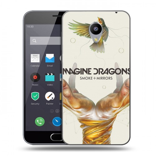 Дизайнерский пластиковый чехол для Meizu M2 Note Imagine Dragons