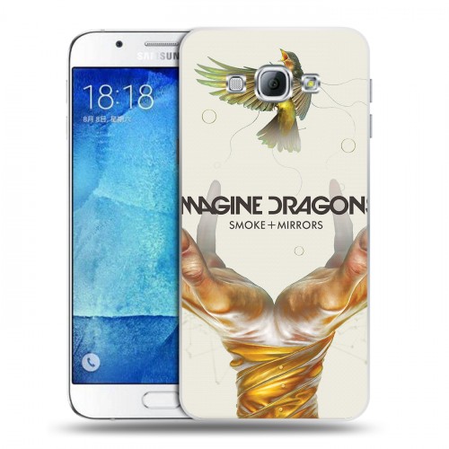 Дизайнерский пластиковый чехол для Samsung Galaxy A8 Imagine Dragons