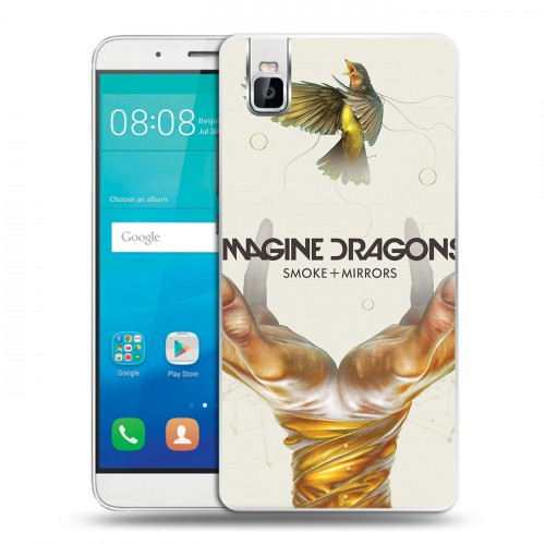 Дизайнерский пластиковый чехол для Huawei ShotX Imagine Dragons