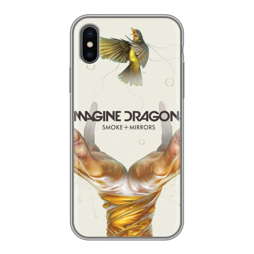 Дизайнерский силиконовый чехол для Iphone x10 Imagine Dragons