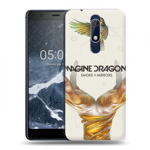 Дизайнерский пластиковый чехол для Nokia 5.1 Imagine Dragons