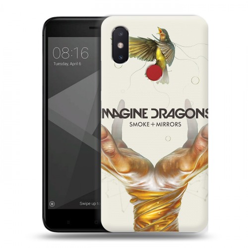 Дизайнерский пластиковый чехол для Xiaomi Mi8 SE Imagine Dragons