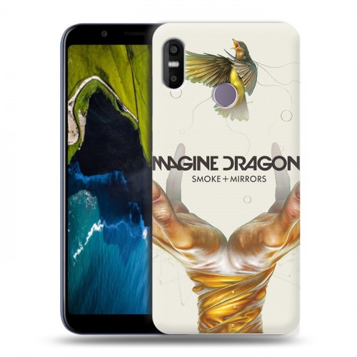 Дизайнерский пластиковый чехол для HTC U12 Life Imagine Dragons