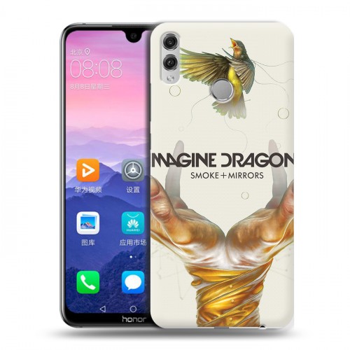 Дизайнерский пластиковый чехол для Huawei Honor 8X Max Imagine Dragons