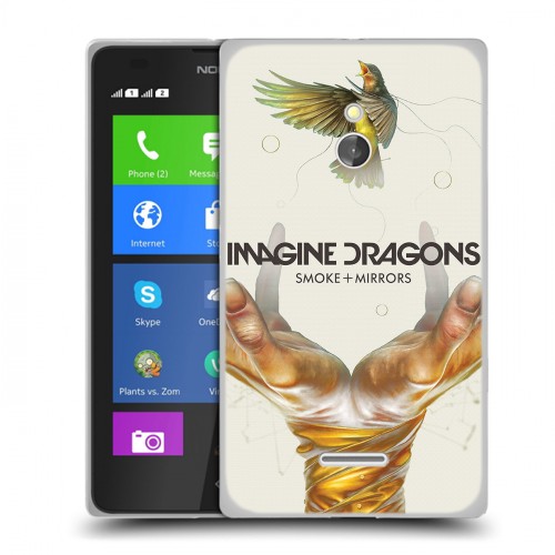 Дизайнерский силиконовый чехол для Nokia XL Imagine Dragons