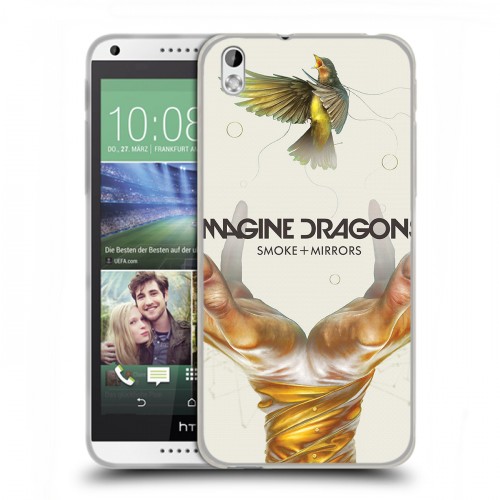 Дизайнерский пластиковый чехол для HTC Desire 816 Imagine Dragons