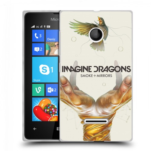 Дизайнерский пластиковый чехол для Microsoft Lumia 435 Imagine Dragons