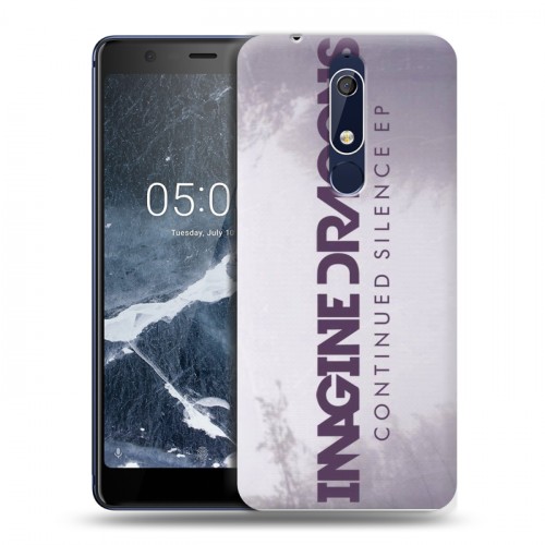 Дизайнерский пластиковый чехол для Nokia 5.1 Imagine Dragons