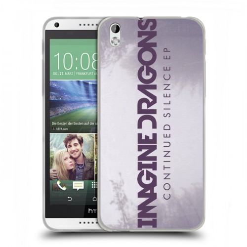 Дизайнерский пластиковый чехол для HTC Desire 816 Imagine Dragons