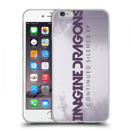 Дизайнерский силиконовый чехол для Iphone 6 Plus/6s Plus Imagine Dragons