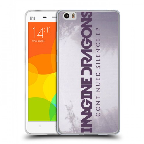 Дизайнерский силиконовый чехол для Xiaomi Mi Note Imagine Dragons