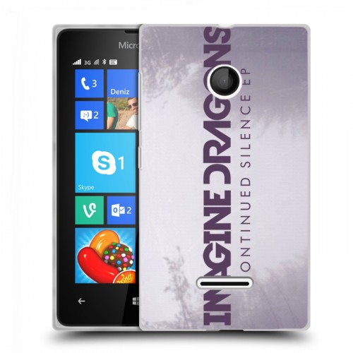 Дизайнерский пластиковый чехол для Microsoft Lumia 435 Imagine Dragons