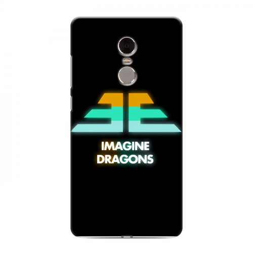 Дизайнерский силиконовый чехол для Xiaomi RedMi Note 4 Imagine Dragons