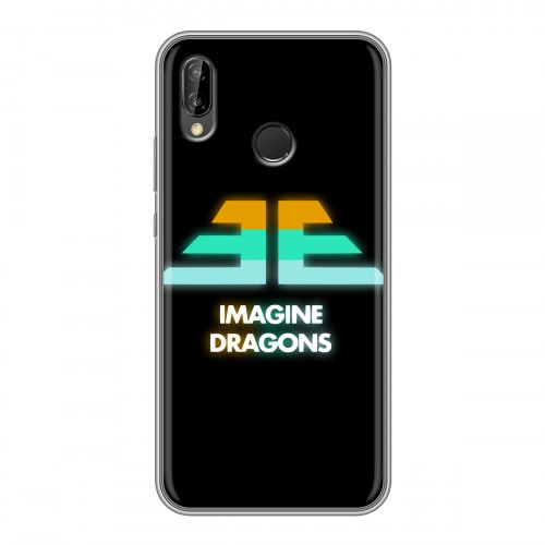 Дизайнерский силиконовый чехол для Huawei P20 Lite Imagine Dragons