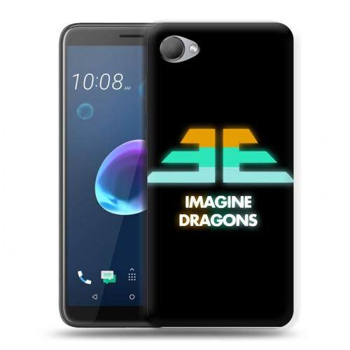 Дизайнерский пластиковый чехол для HTC Desire 12 Imagine Dragons