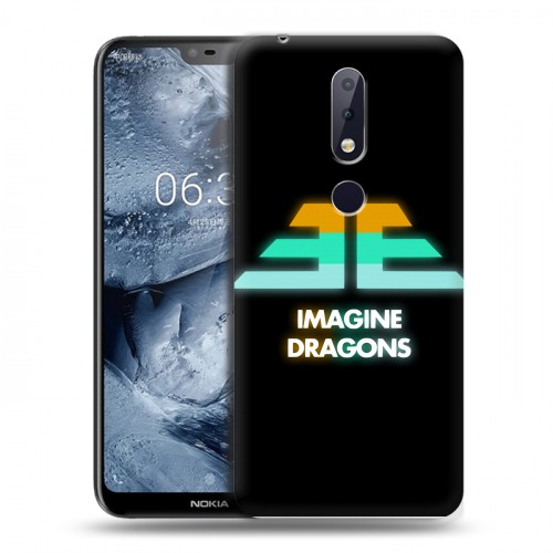 Дизайнерский пластиковый чехол для Nokia 6.1 Plus Imagine Dragons