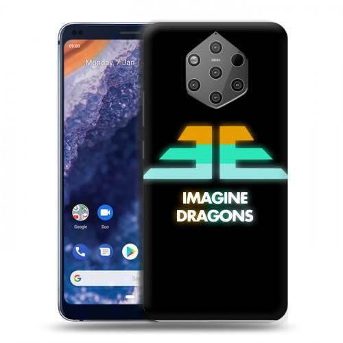 Дизайнерский силиконовый чехол для Nokia 9 PureView Imagine Dragons