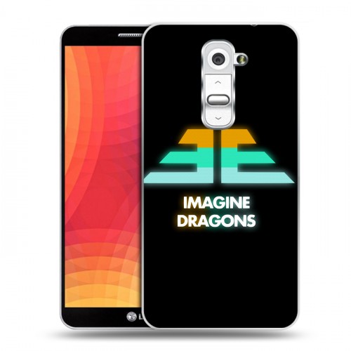 Дизайнерский пластиковый чехол для LG Optimus G2 Imagine Dragons