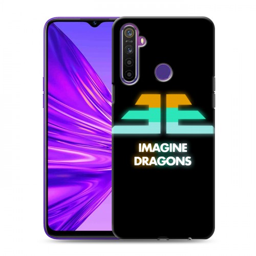 Дизайнерский силиконовый чехол для Realme 5 Imagine Dragons