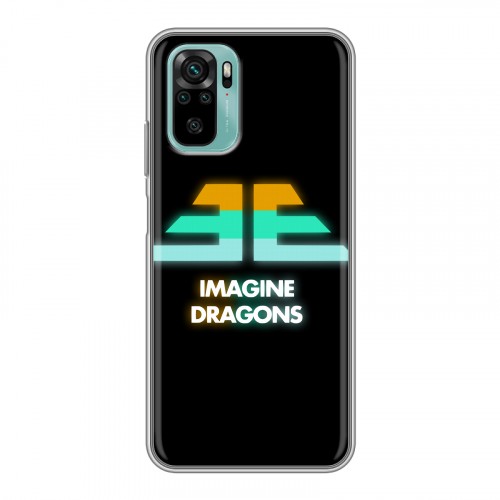 Дизайнерский силиконовый чехол для Xiaomi RedMi Note 10 Imagine Dragons