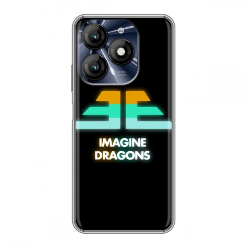 Дизайнерский силиконовый чехол для Itel A70 Imagine Dragons