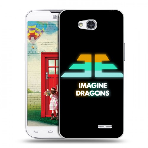 Дизайнерский пластиковый чехол для LG L80 Imagine Dragons