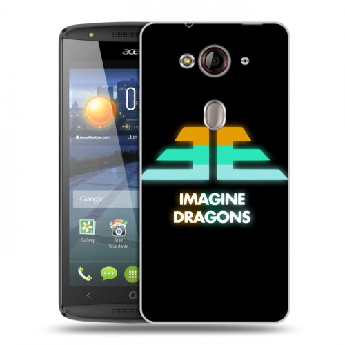 Дизайнерский пластиковый чехол для Acer Liquid E3 Imagine Dragons